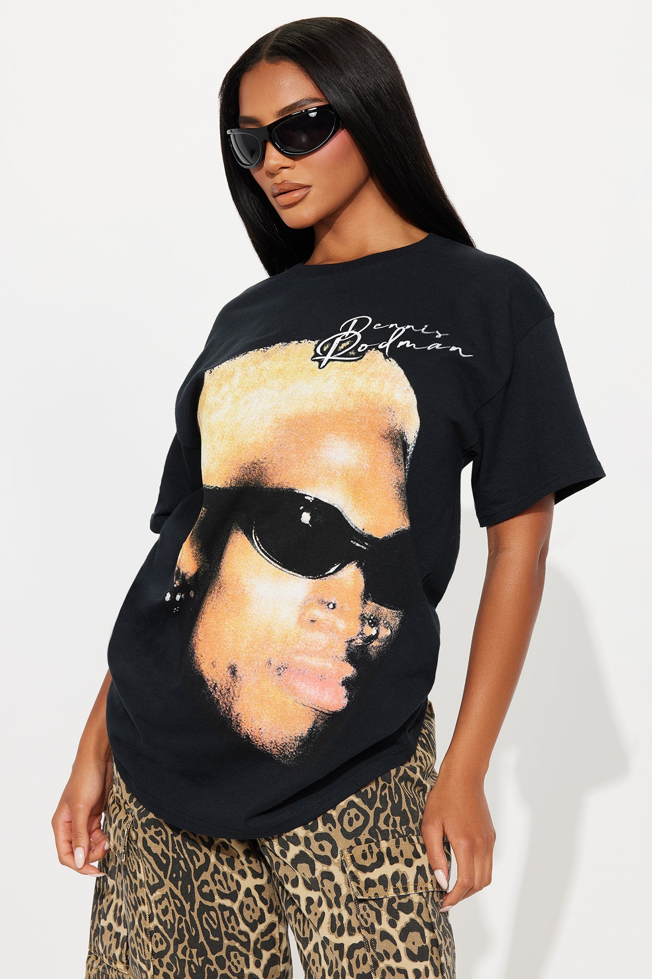 Dennis Rodman Jumbo Shades Tee - Black