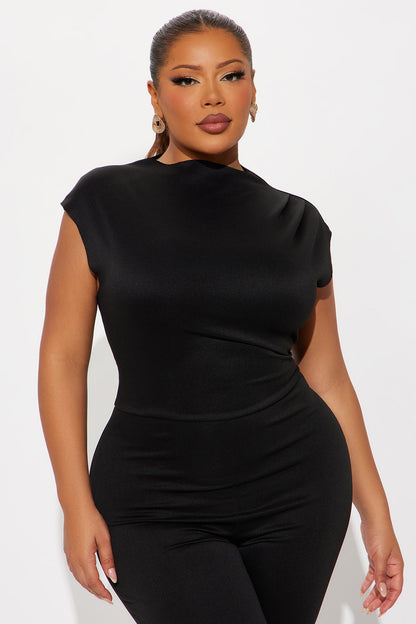 Bad Intentions Capri Jumpsuit - Black