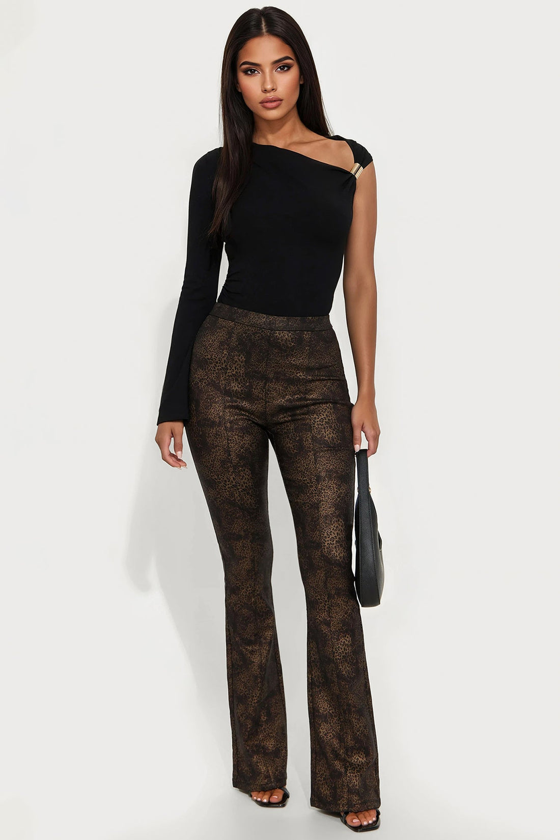 On The Hunt Leopard Flare Pant - Leopard