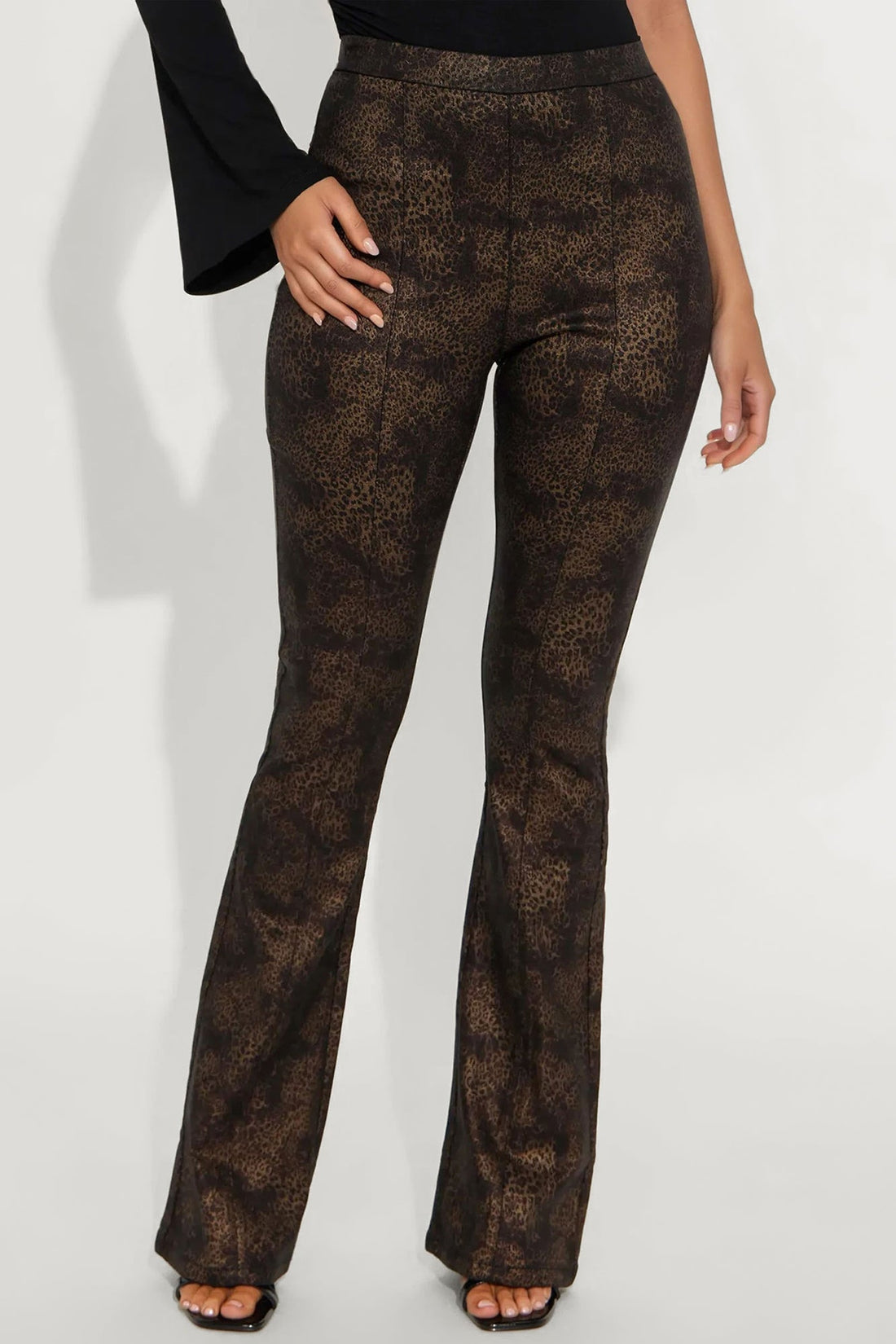 On The Hunt Leopard Flare Pant - Leopard