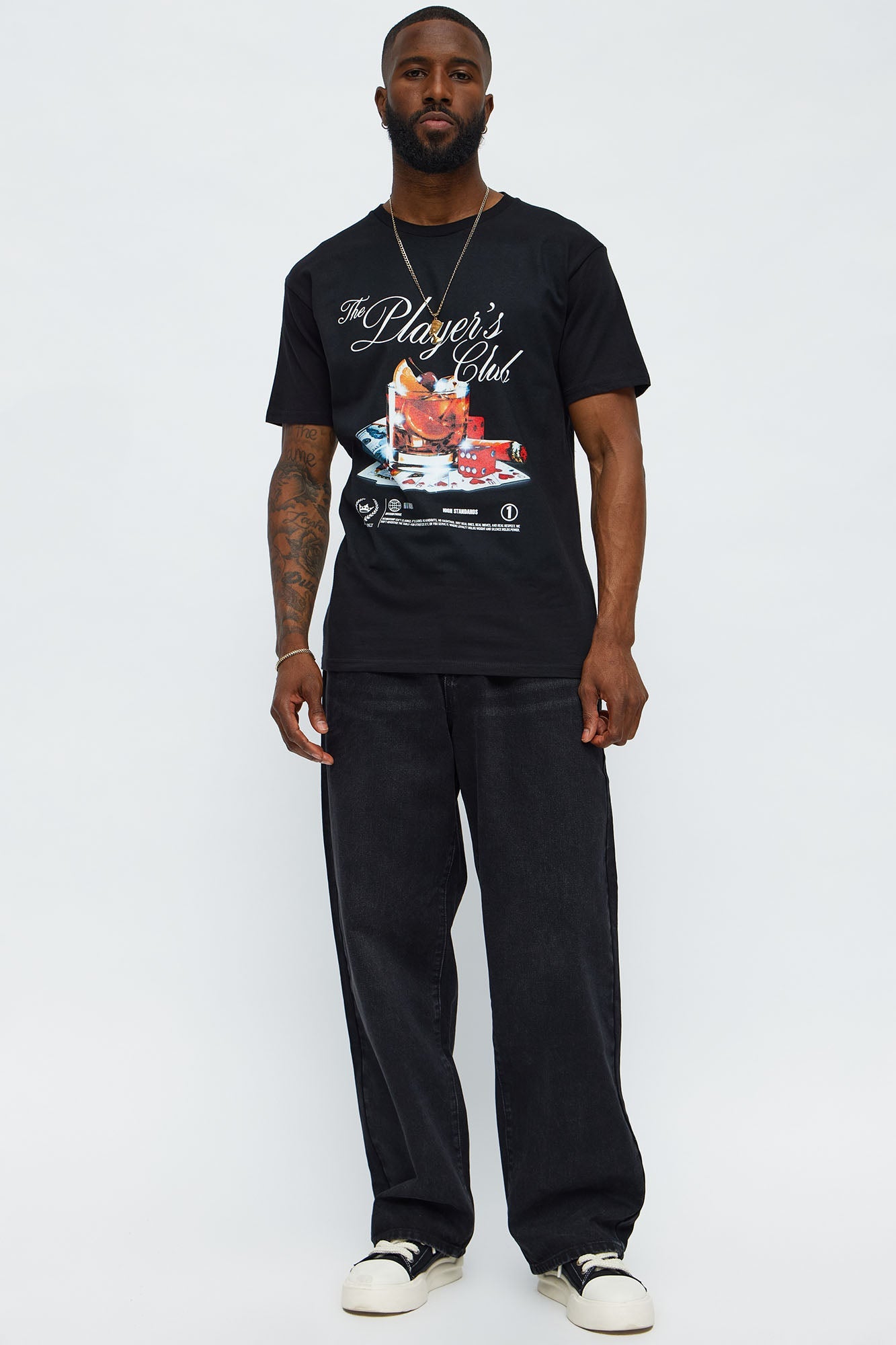 The Players Club Essentials Short Sleeve Tee - Black