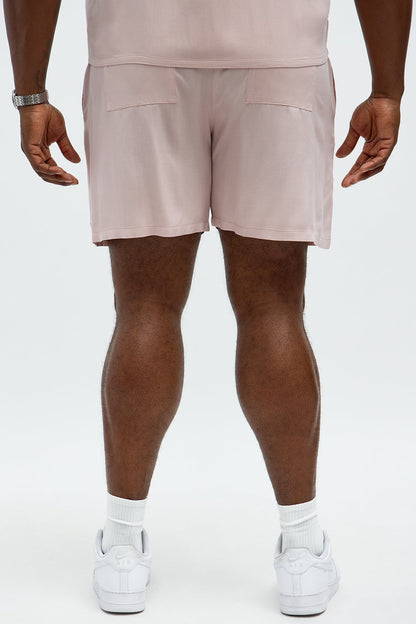Paradise Set Relaxed Drawstring Short - Pink