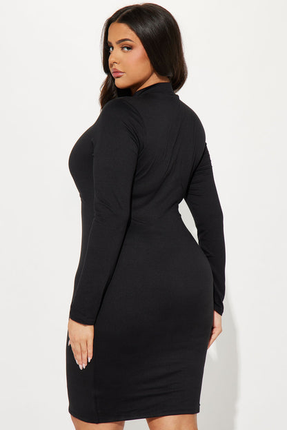 Krissy Mini Dress - Black
