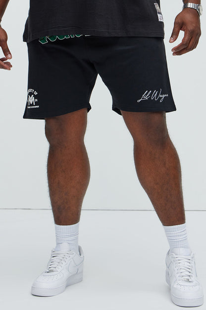 Lil Wayne Young Money Co. Sweatshorts - Black
