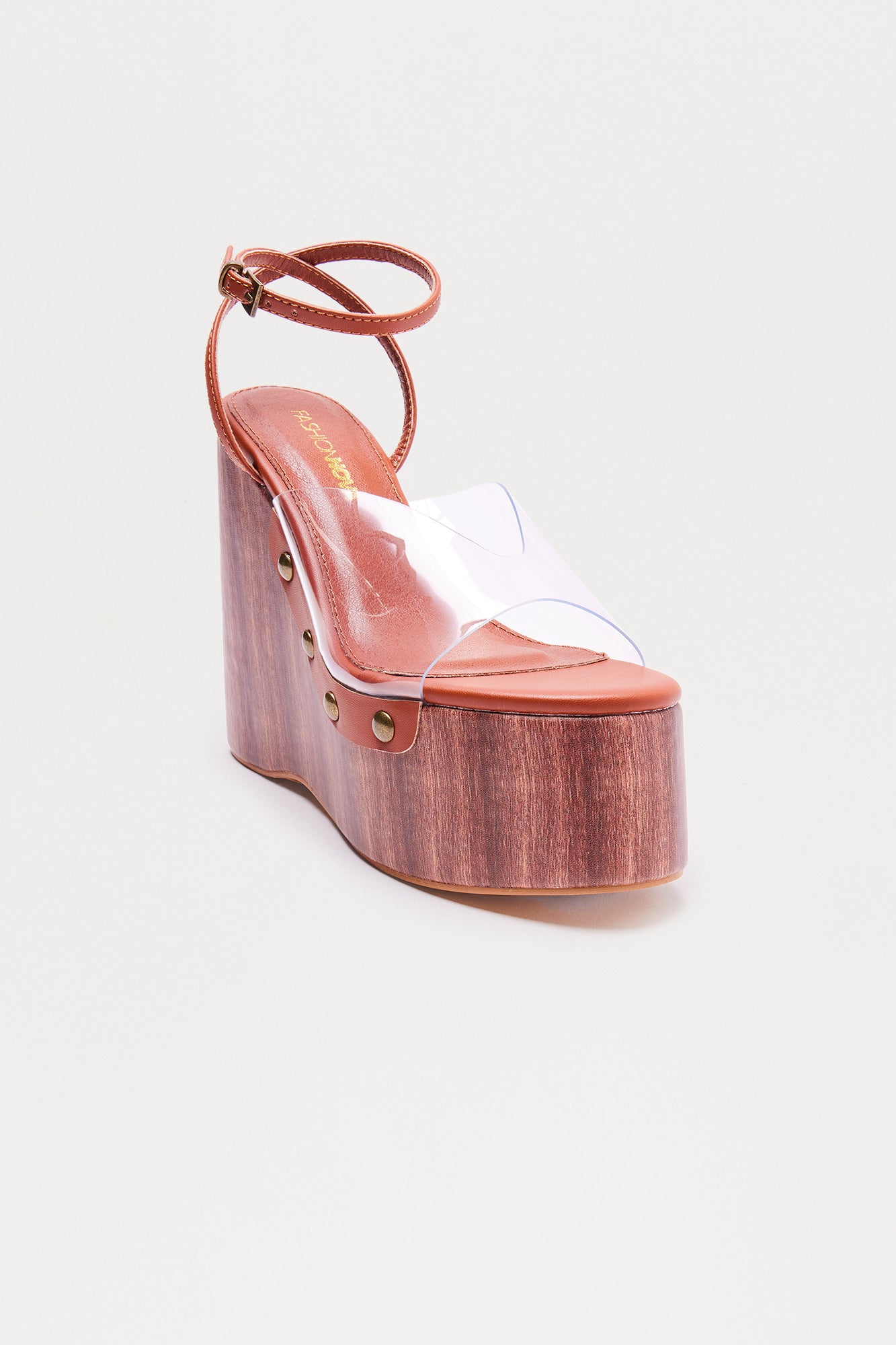 Side Effect Platform Wedges - Tan