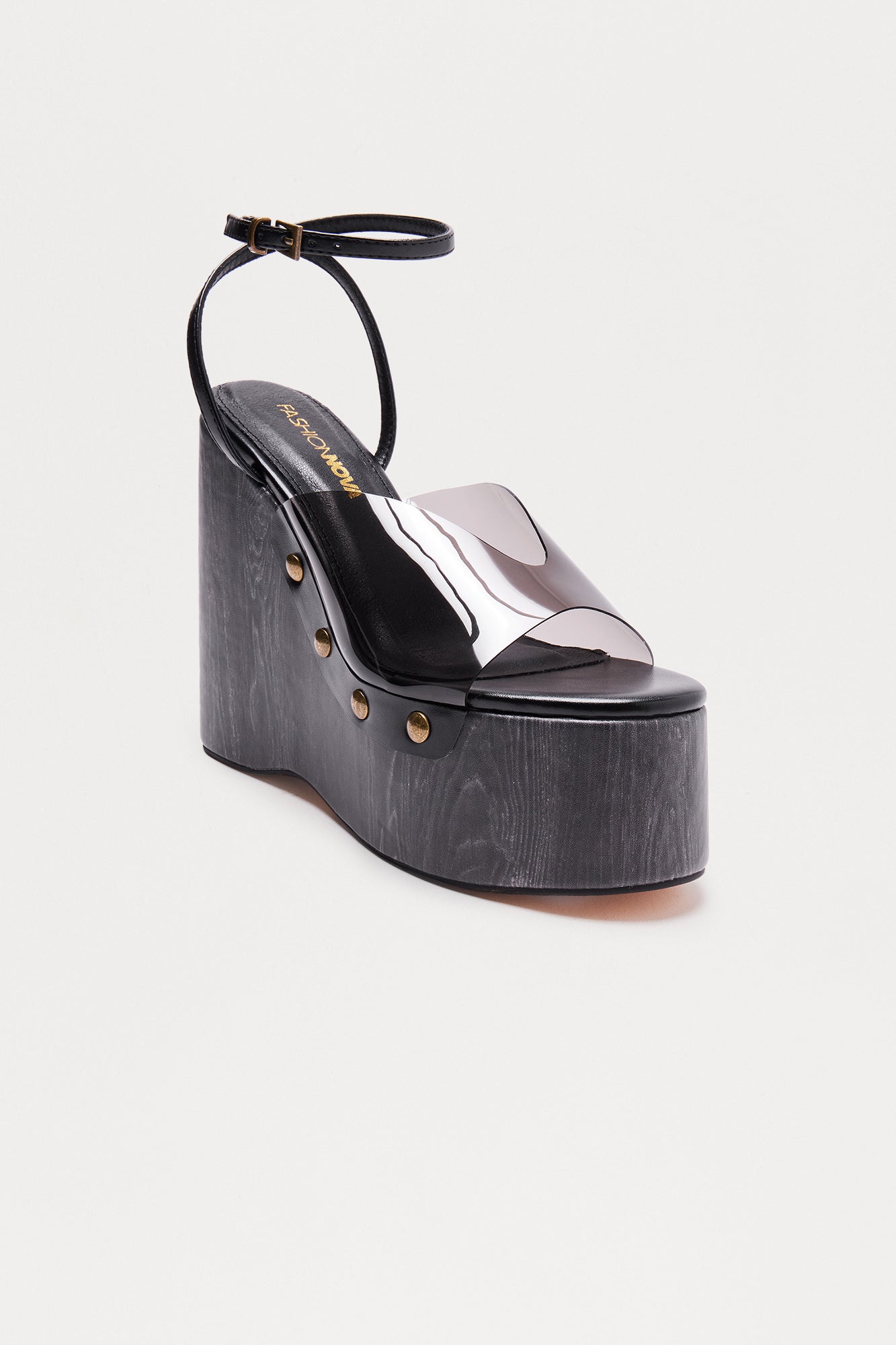 Side Effect Platform Wedges - Black