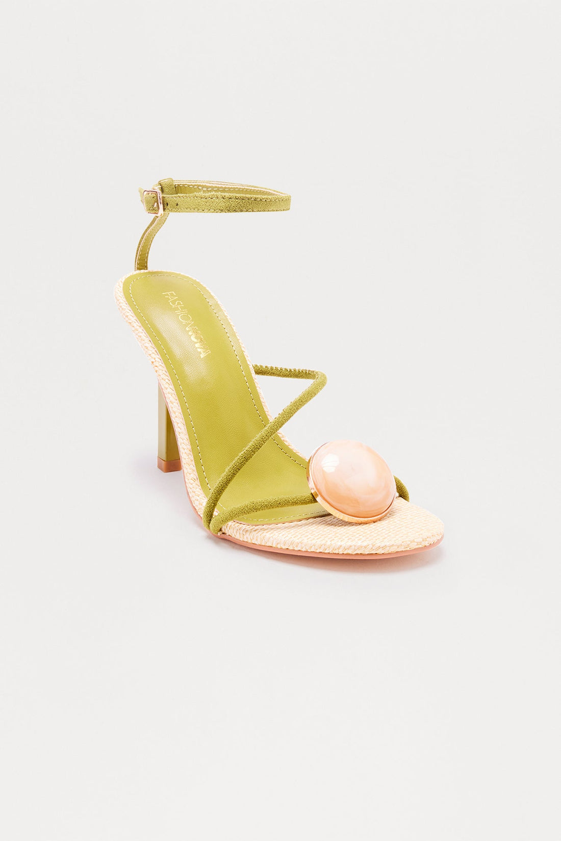 Palm Springs Toe Ring Heels - Green