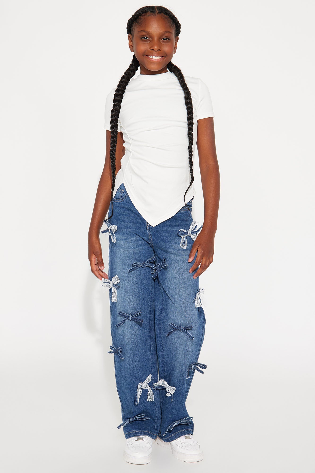 Mini Take Control Asymmetrical Top - Ivory