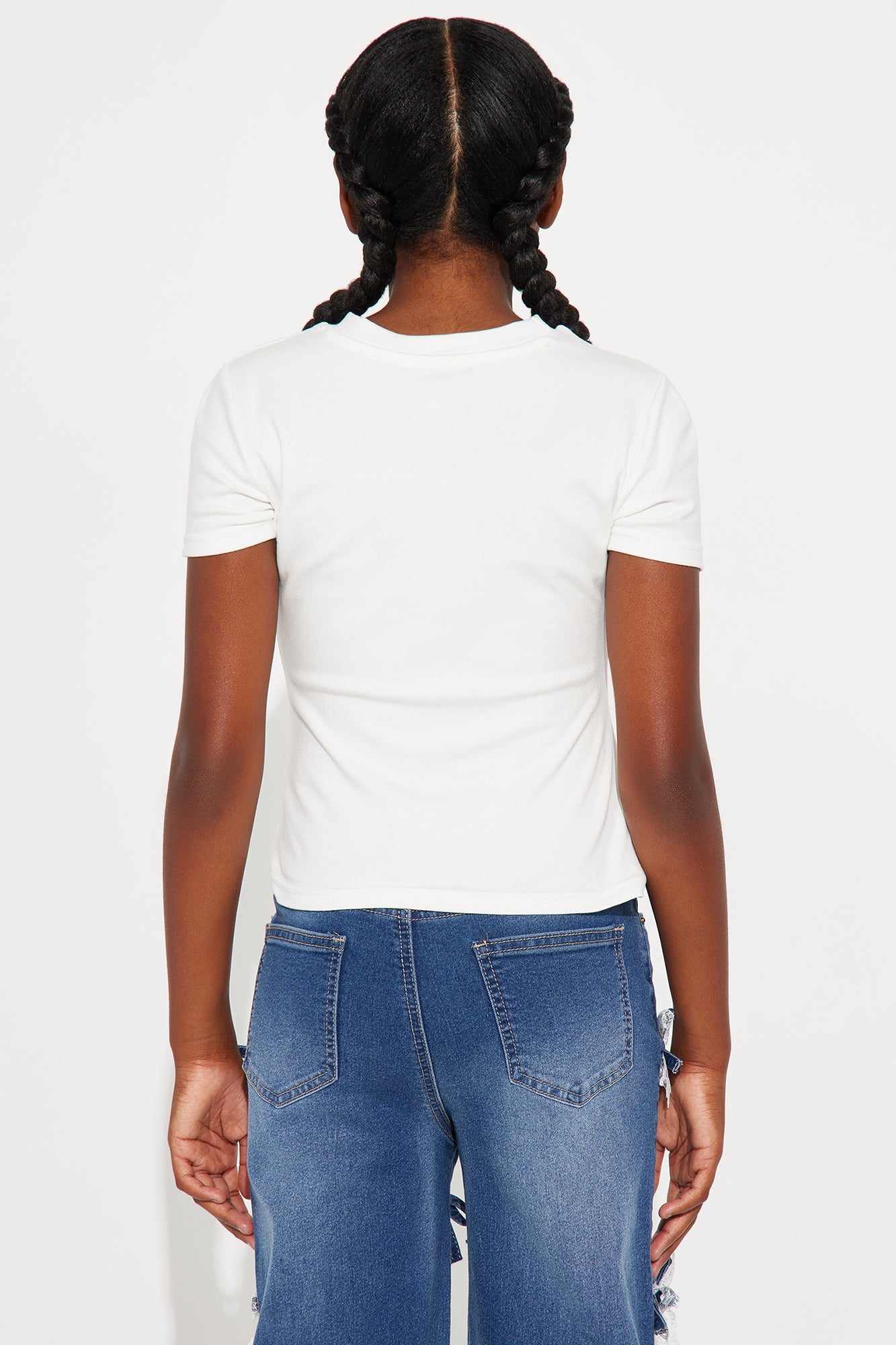 Mini Take Control Asymmetrical Top - Ivory