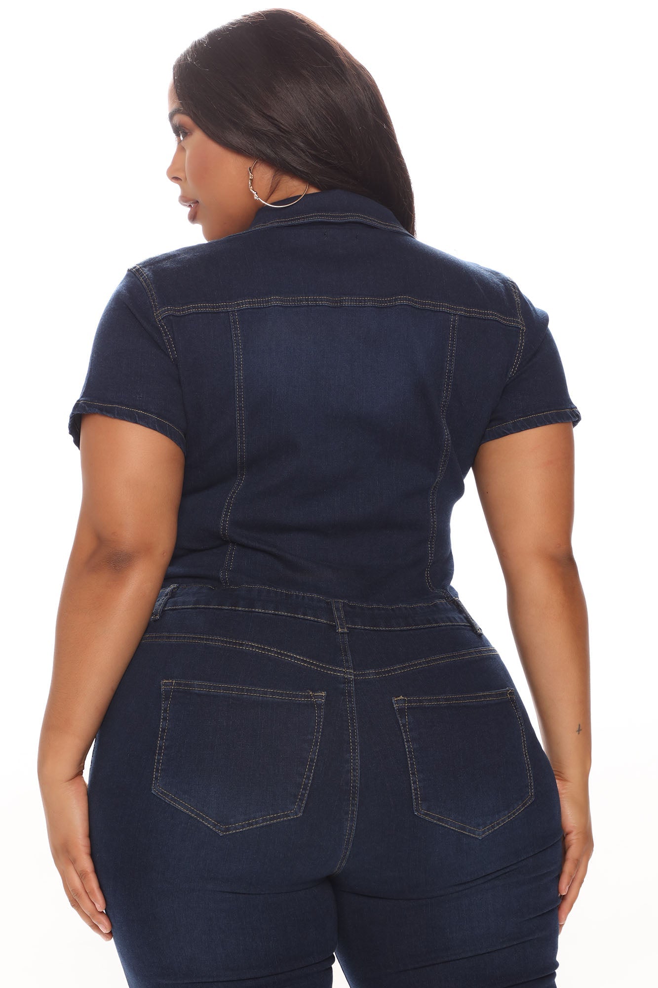 Day Dreaming Denim Jumpsuit - Denim