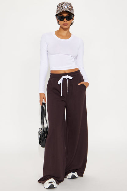 My Turn Again Lounge Pant - Chocolate