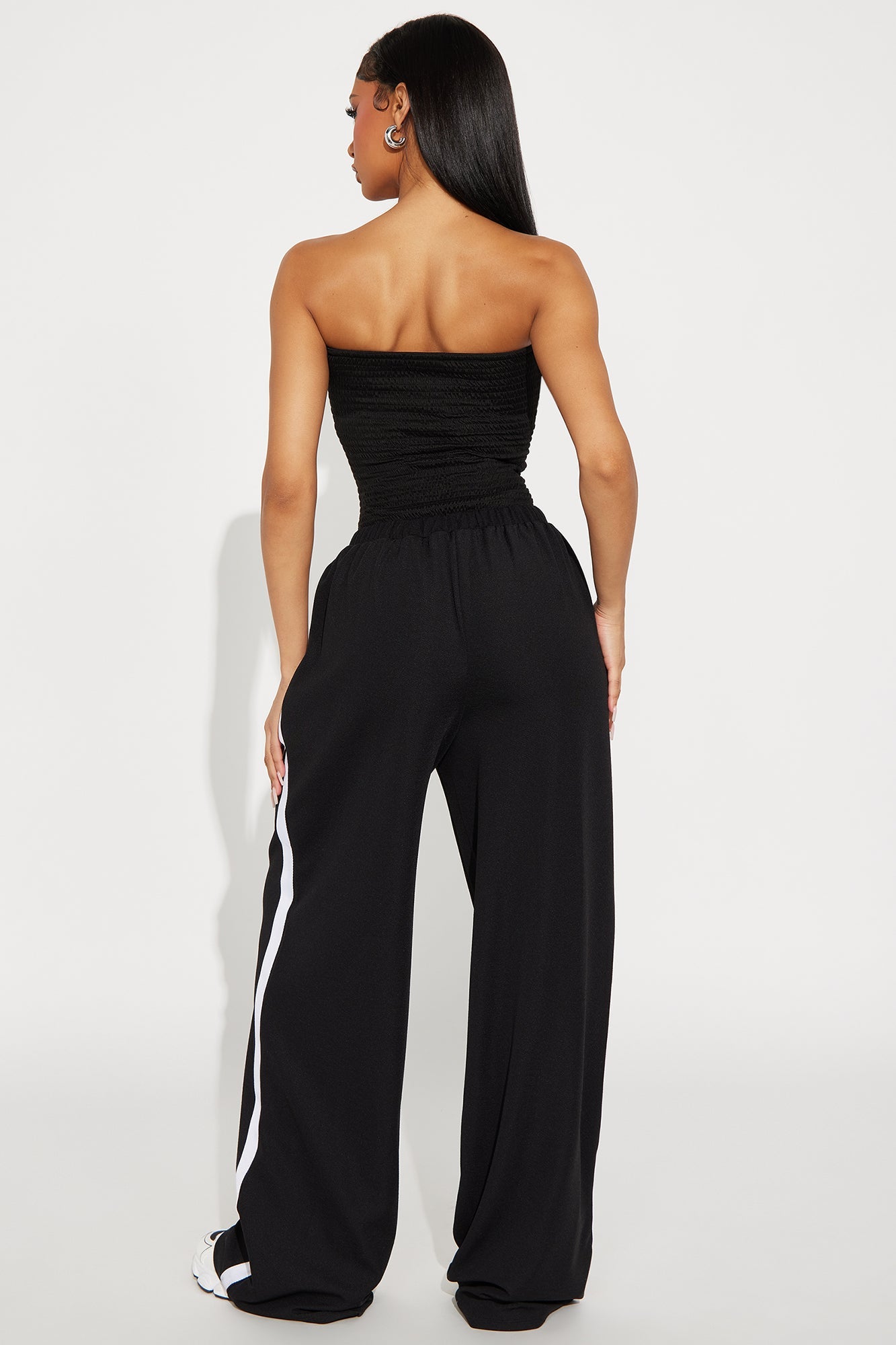 Moxie Strapless Jumpsuit - Black