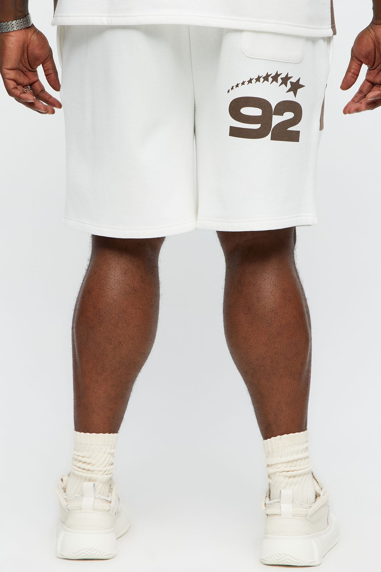 Young Leader Sweatshorts - White