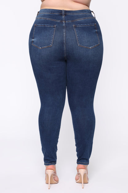 Best Of Me High Rise Skinny Jeans - Dark Denim