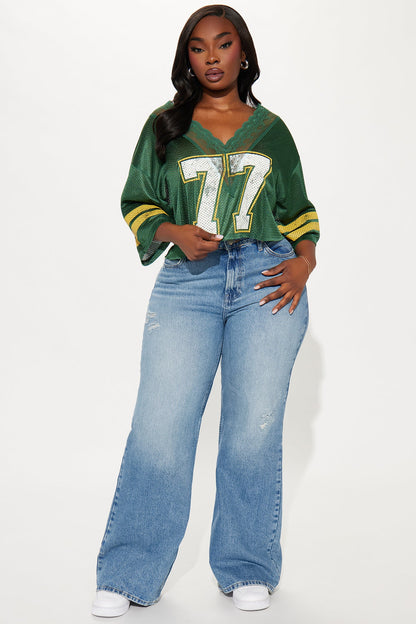 Game Winner Cropped Jersey - Hunter