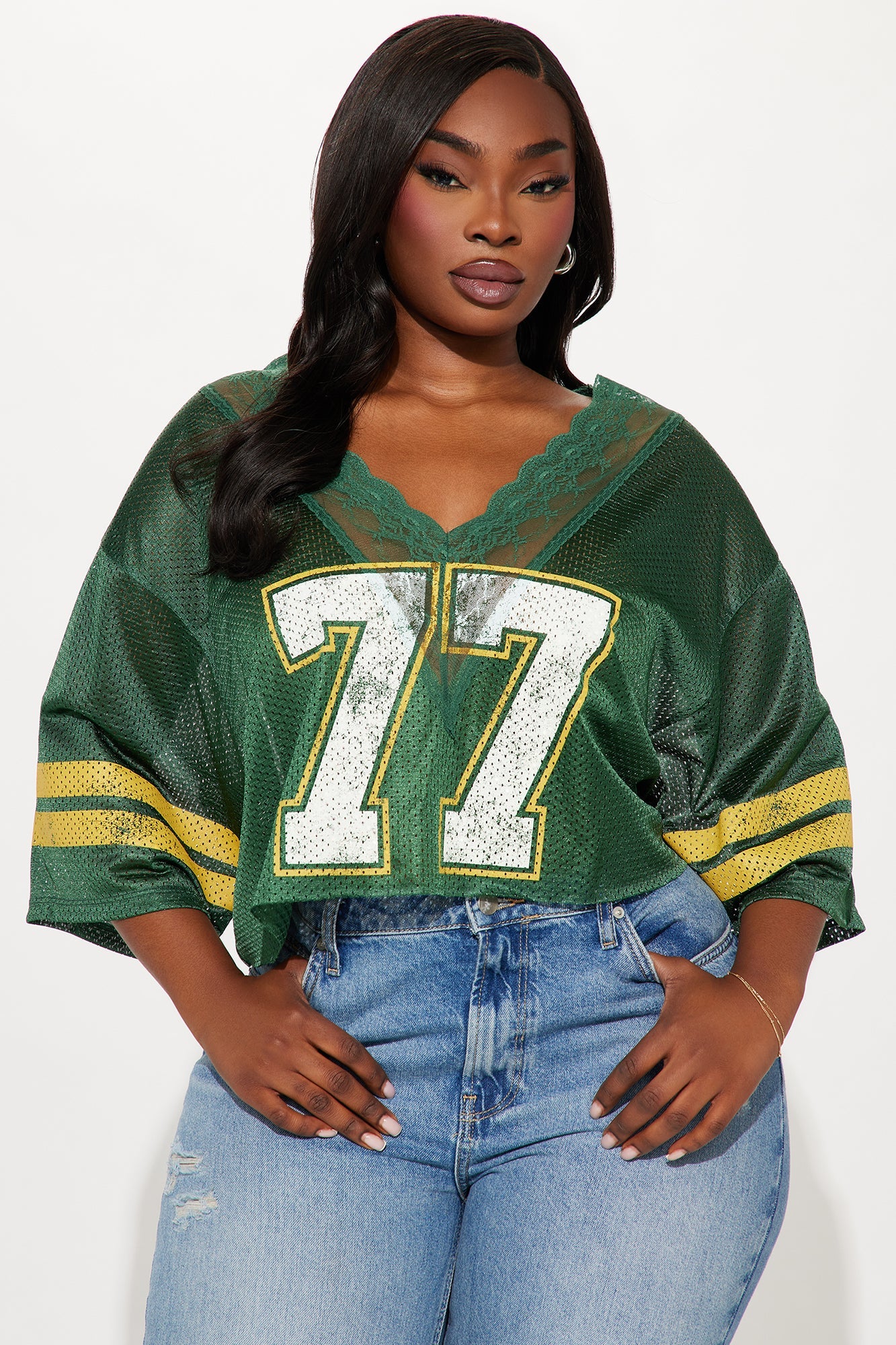 Game Winner Cropped Jersey - Hunter