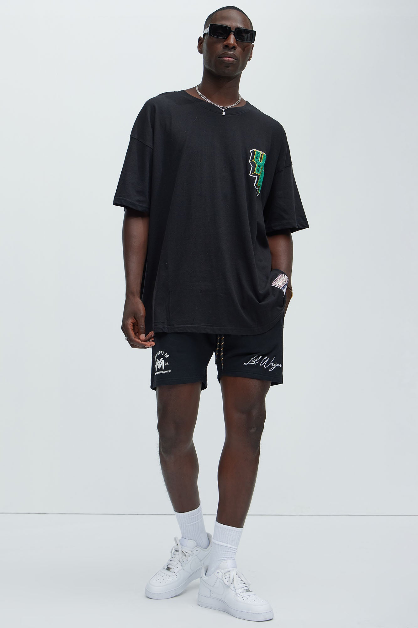 Lil Wayne Young Money Co. Sweatshorts - Black