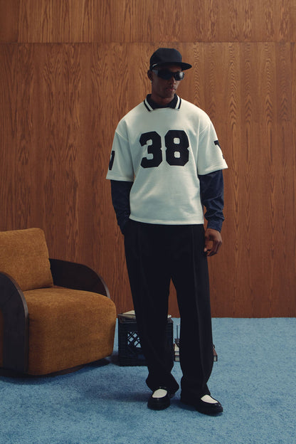 Athletic Oversized Tee - White