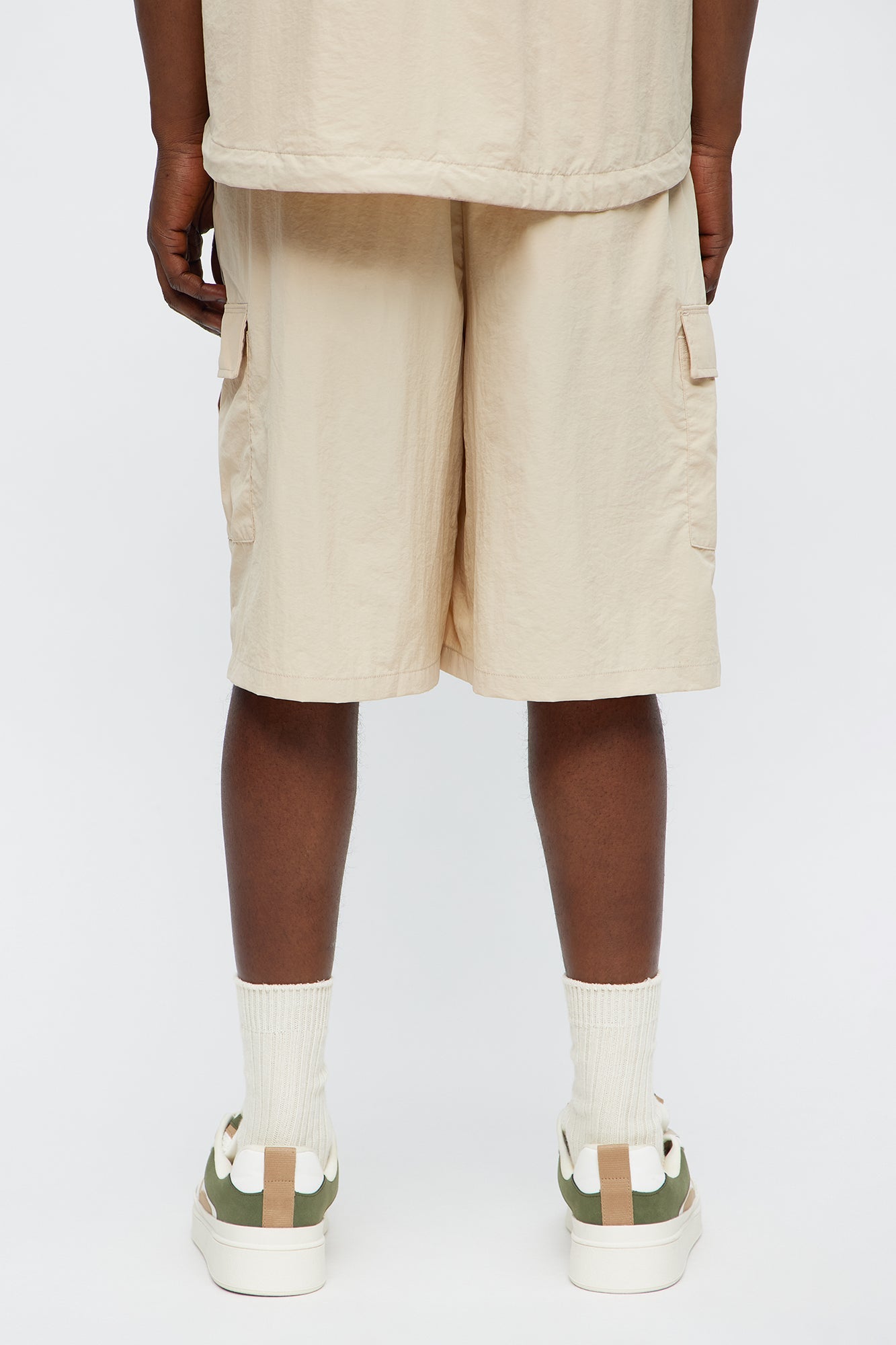 Super Baggy Philip Nylon Short - Beige