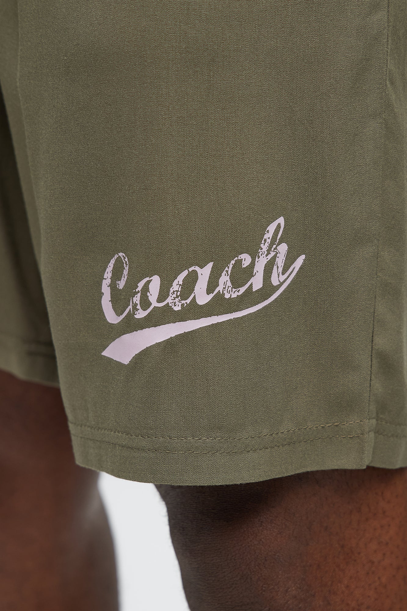 Relaxed Coach Shorts - Brown/combo