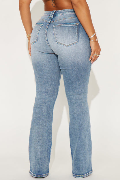 No Comparison Stretch Bootcut Jeans - Medium Wash
