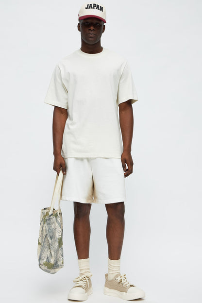 Tyson Blurred Lines Relaxed Shorts - Cream