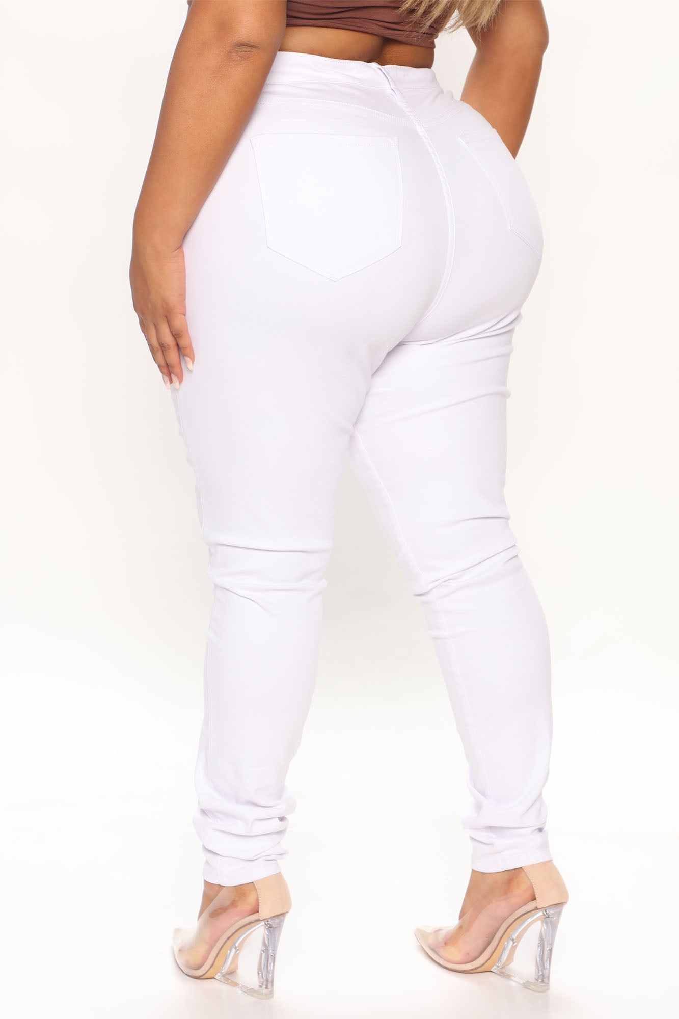 Tall Classic High Waist Skinny Jeans - White