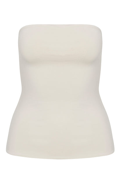 Contour Double Lined Tube Top - Bone