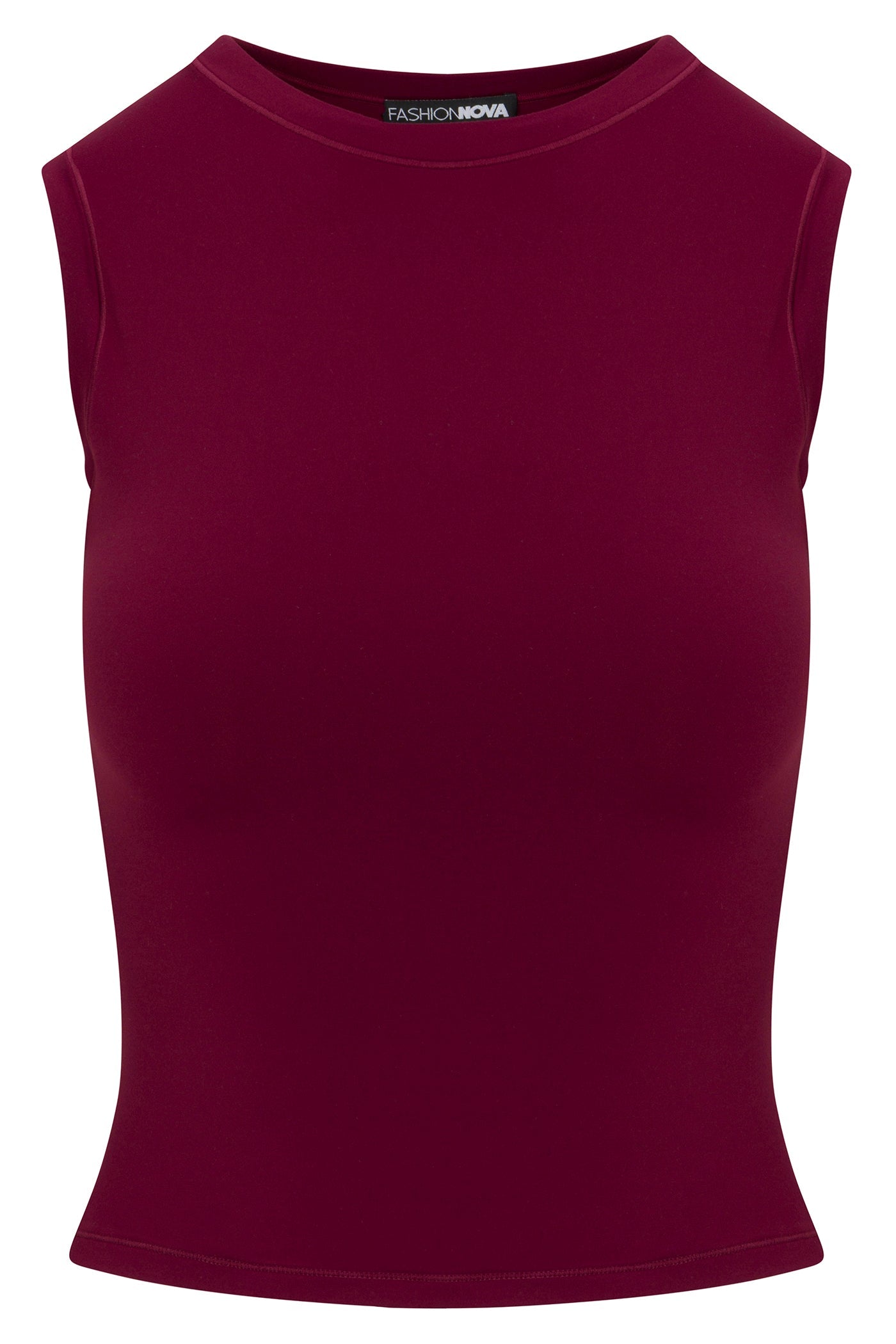 Second Skin Double Lined Muscle Tank - Wine