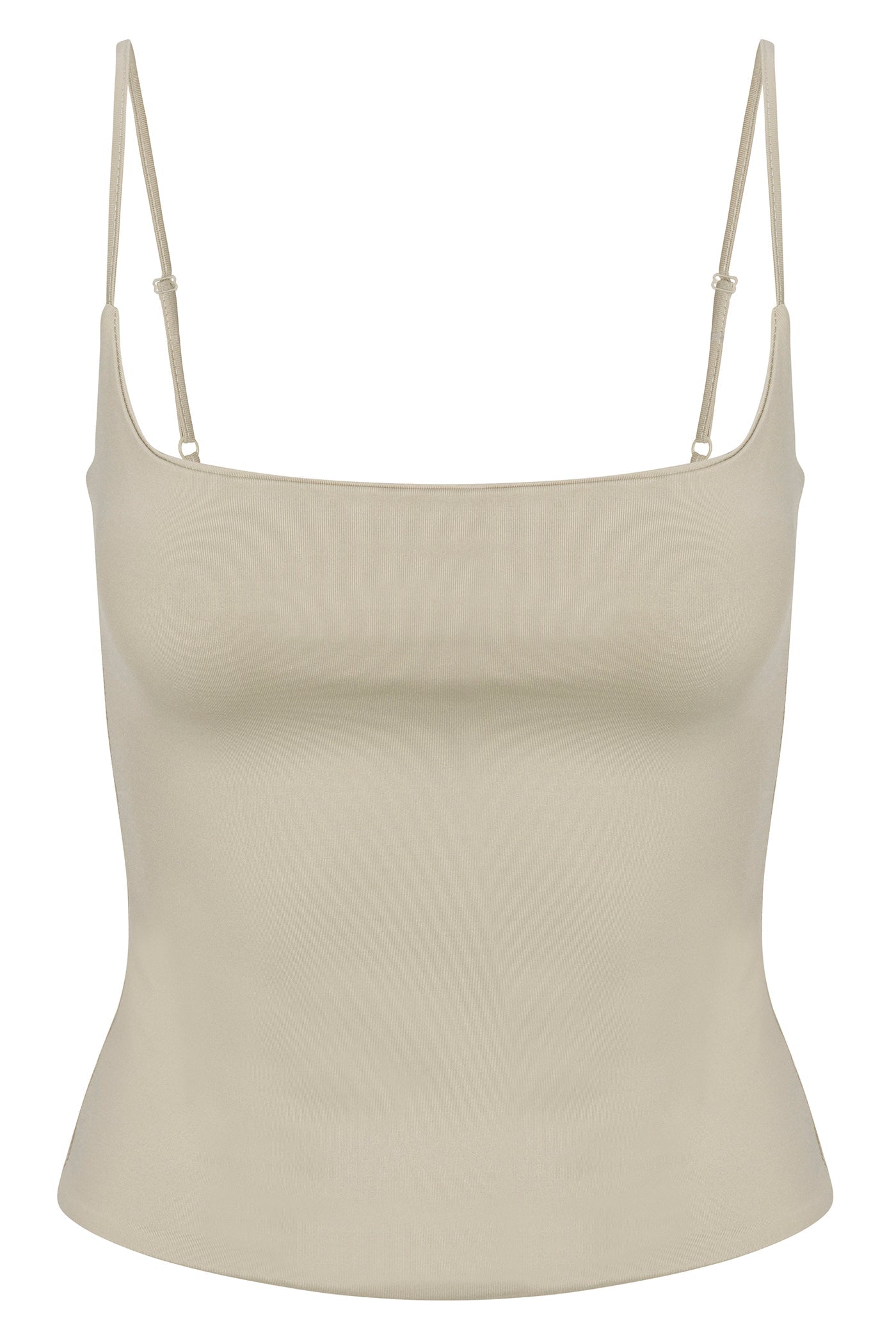 Contour Double Lined Cami Top - Stone