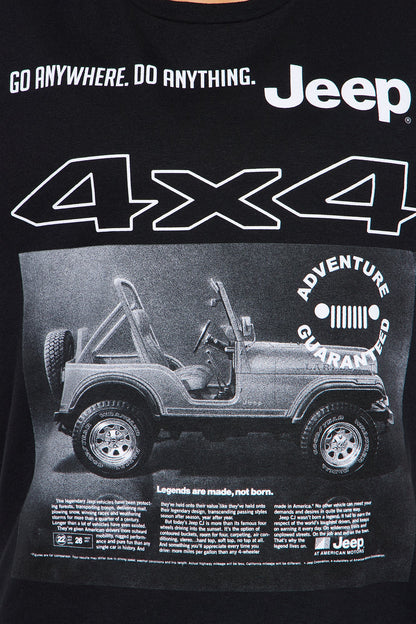 Jeep 4X4 Tee - Black