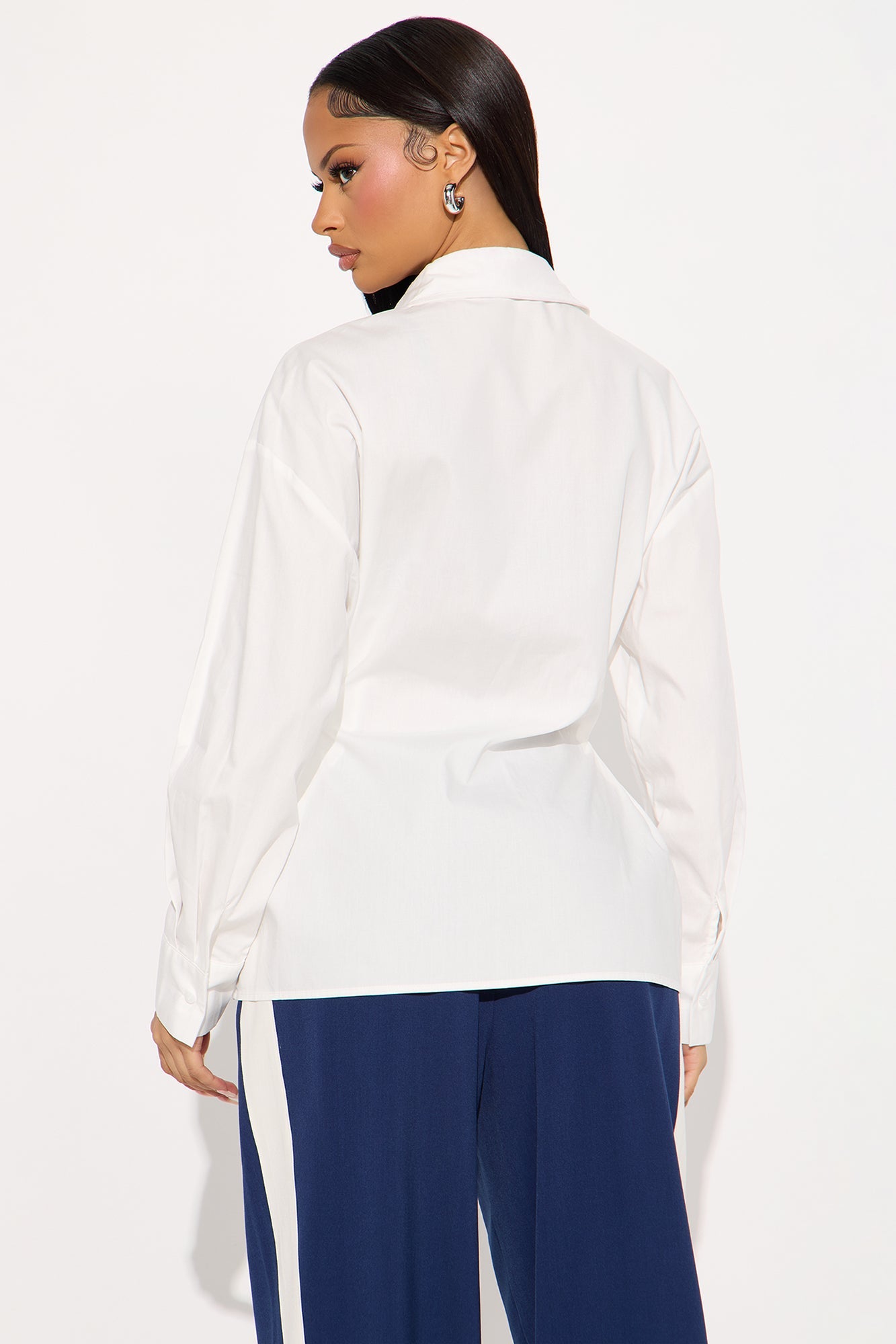 Sofia Poplin Shirt - White