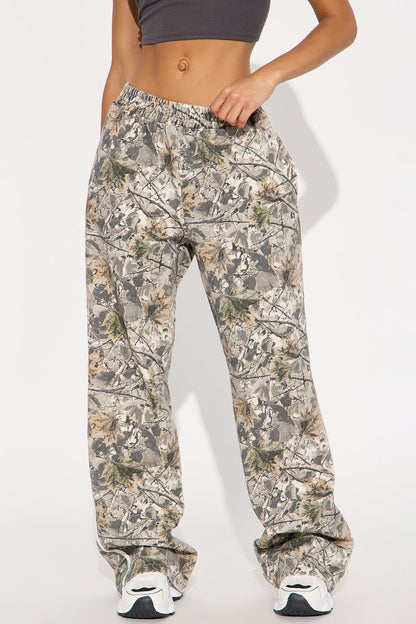 Not In Sight Camo Wide Leg Pant - Camouflage