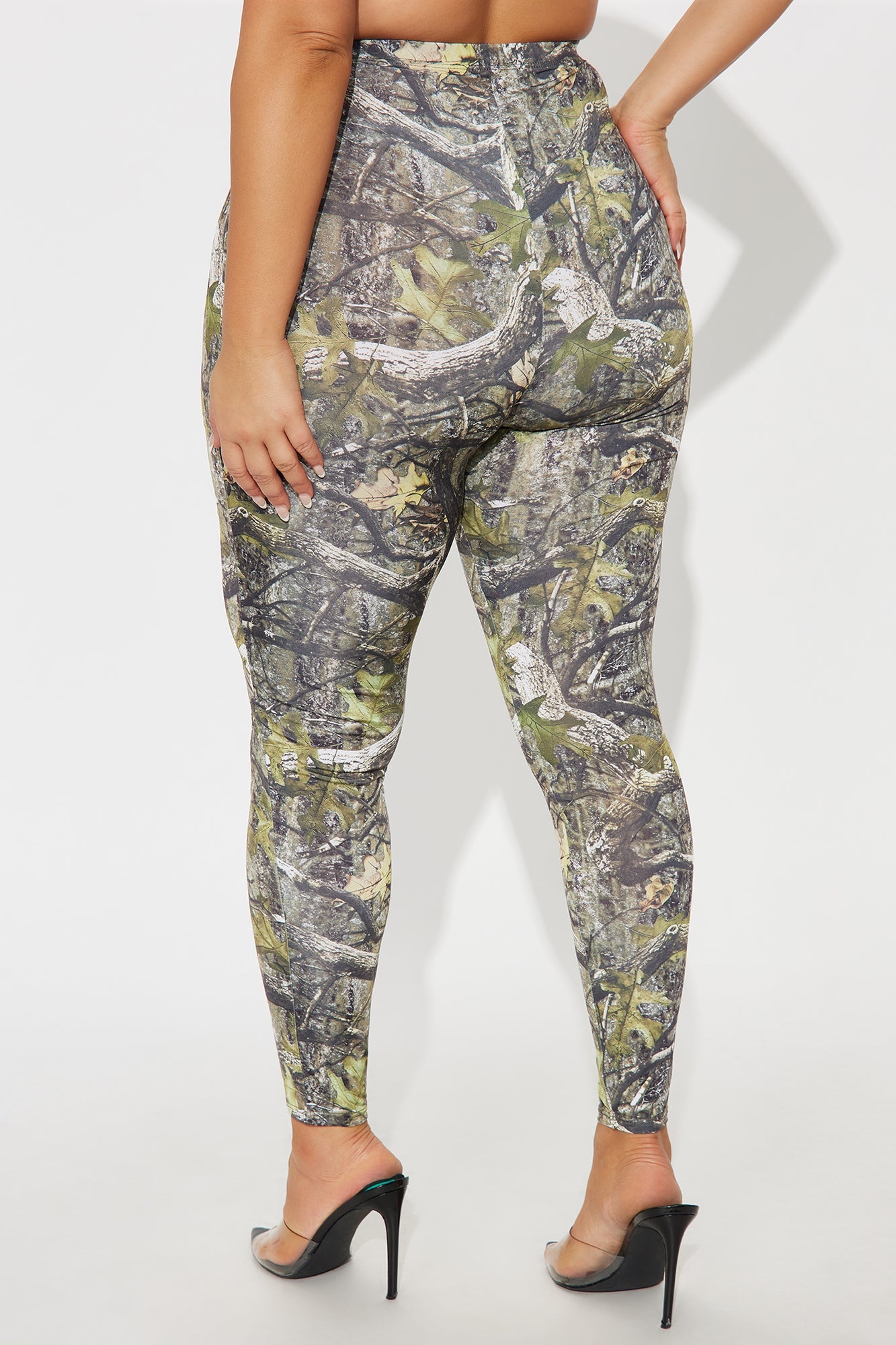 Nowhere In Sight High Rise Camo Legging - Camouflage