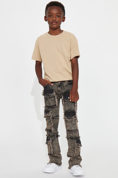 Mini Soul and Spirit Cargo Denim Jean - Mocha