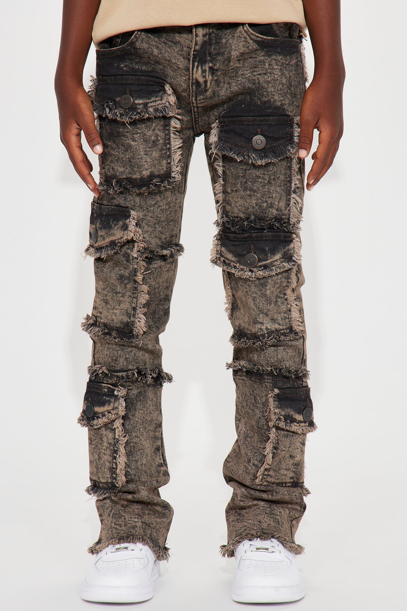 Mini Soul and Spirit Cargo Denim Jean - Mocha