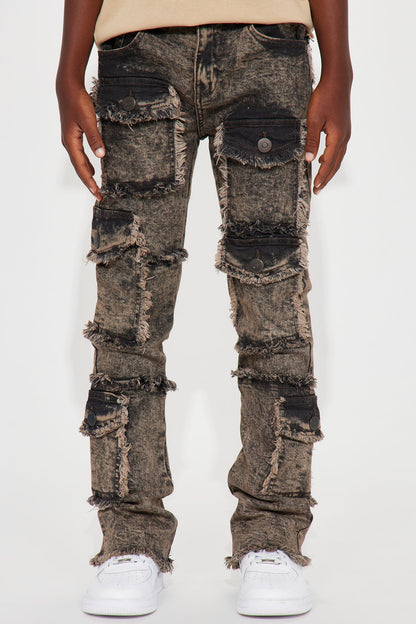 Mini Soul and Spirit Cargo Denim Jean - Mocha