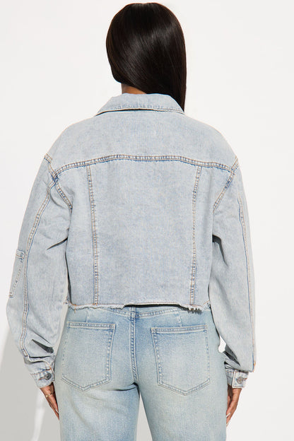 Best You Had Denim Trucker Jacket - Light Wash