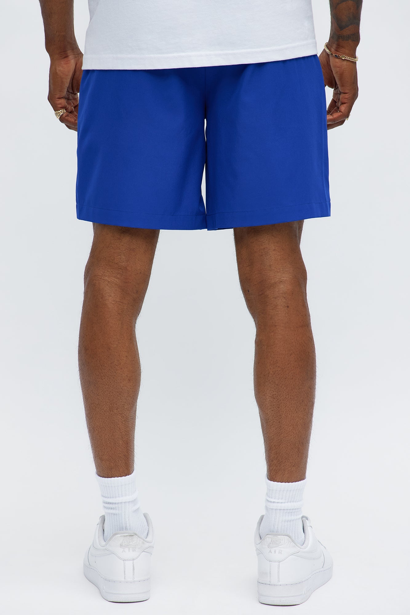 Relaxed 83 Contrast Binding Shorts - Blue