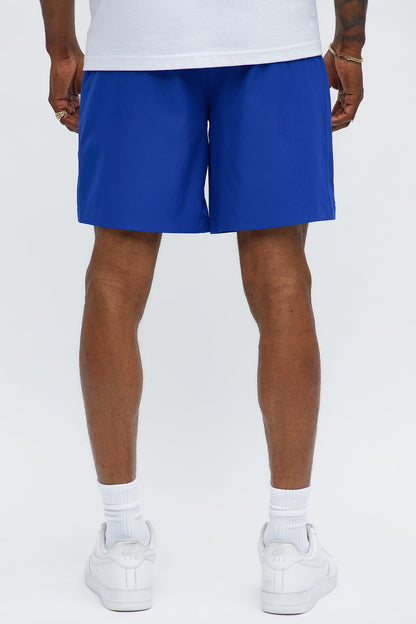 Relaxed 83 Contrast Binding Shorts - Blue
