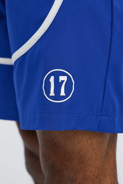 Relaxed 83 Contrast Binding Shorts - Blue