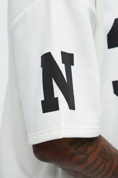 Athletic Oversized Tee - White
