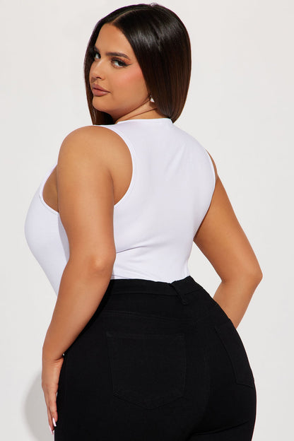 Eli Cut Out Bodysuit - White