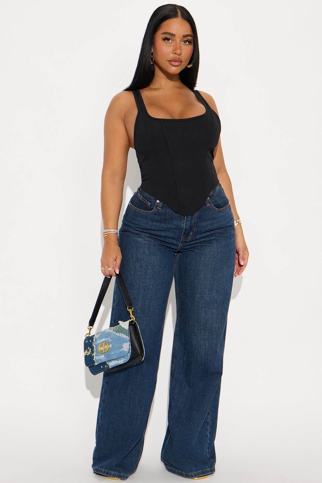 Body Chemistry Corset Top - Black