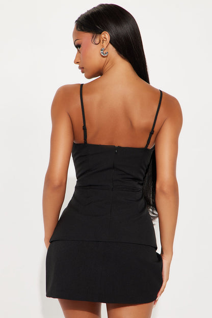 Berkley Belted Top - Black