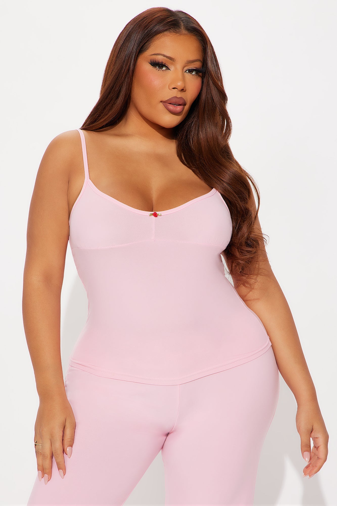 Sleepy Mood Cami PJ Pant Set - Pink