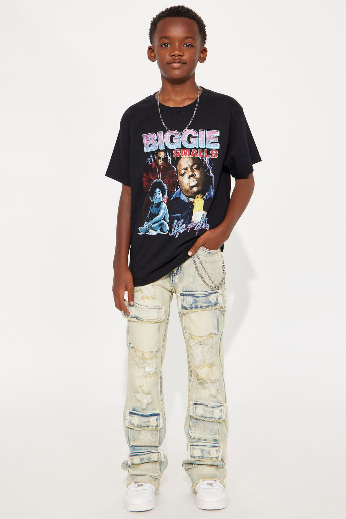 Mini Biggie Smalls Life After Death Short Sleeve Tee - Black