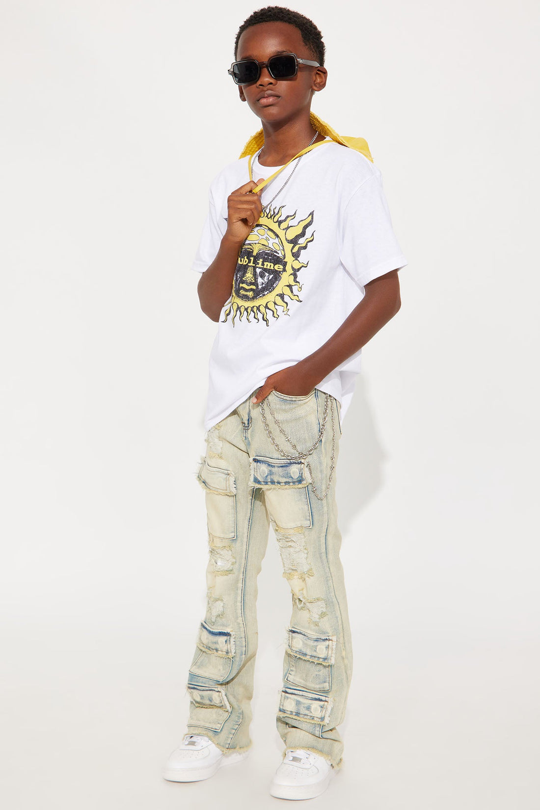 Mini Sublime Short Sleeve Tee - White