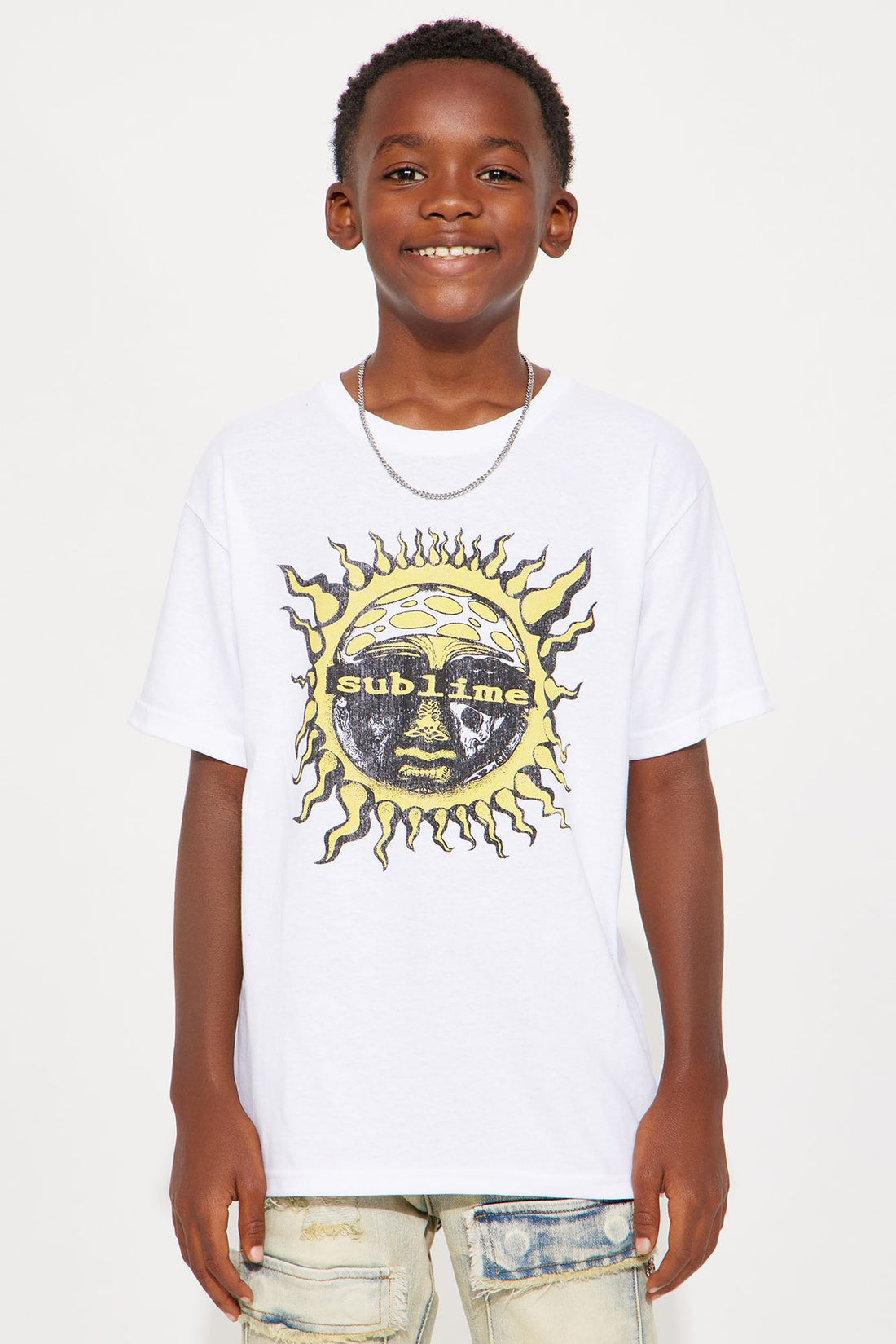 Mini Sublime Short Sleeve Tee - White