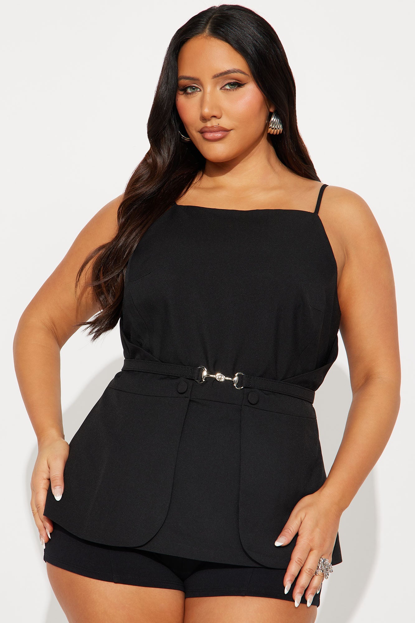 Berkley Belted Top - Black